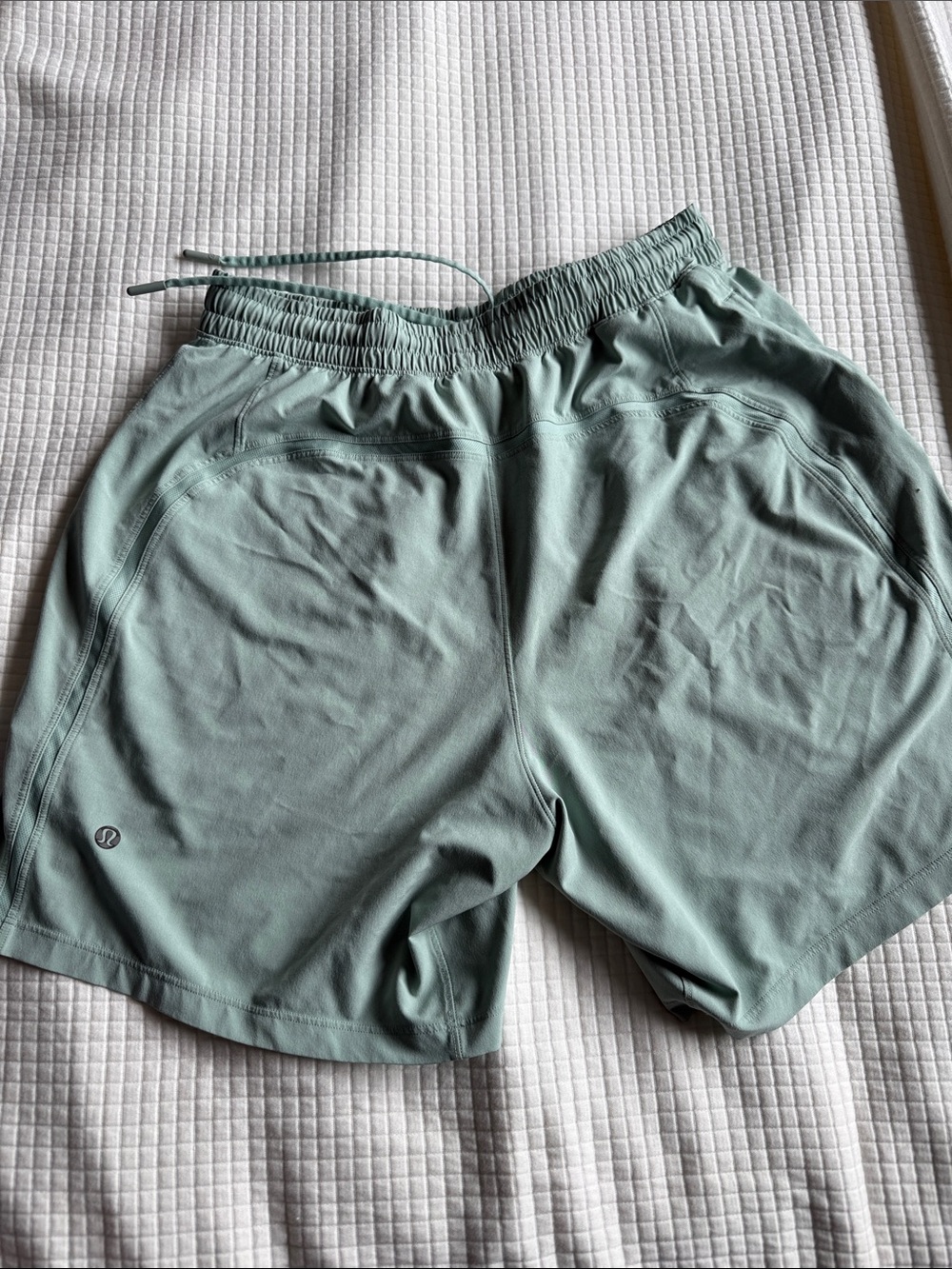 lululemon athletica Men’s Mint Green Athletic Shorts